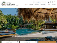Tablet Screenshot of hotelpasatiempo.com